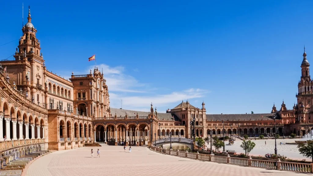 Plaza de España in Seville, Spain