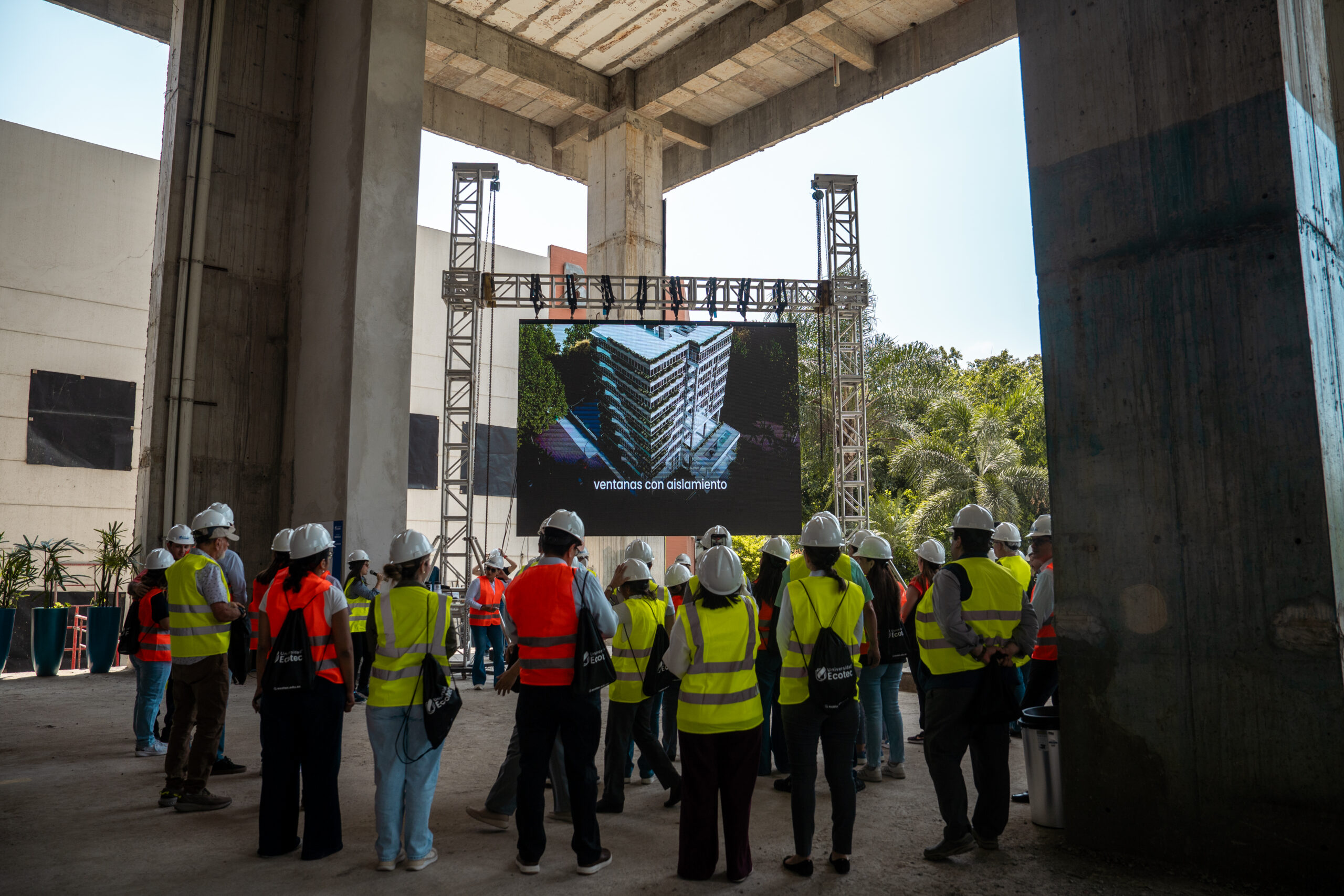 Avance de obra del nuevo Edificio A en el campus Samborondón ECOTEC