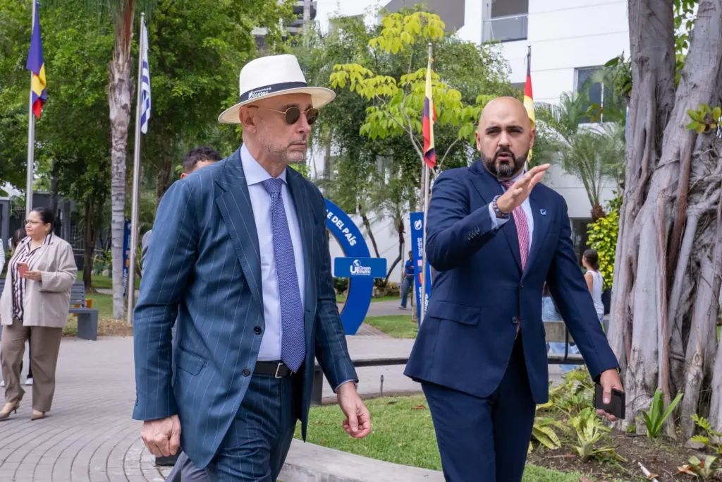 Ambassador Giovanni Davoli with ECOTEC University authorities