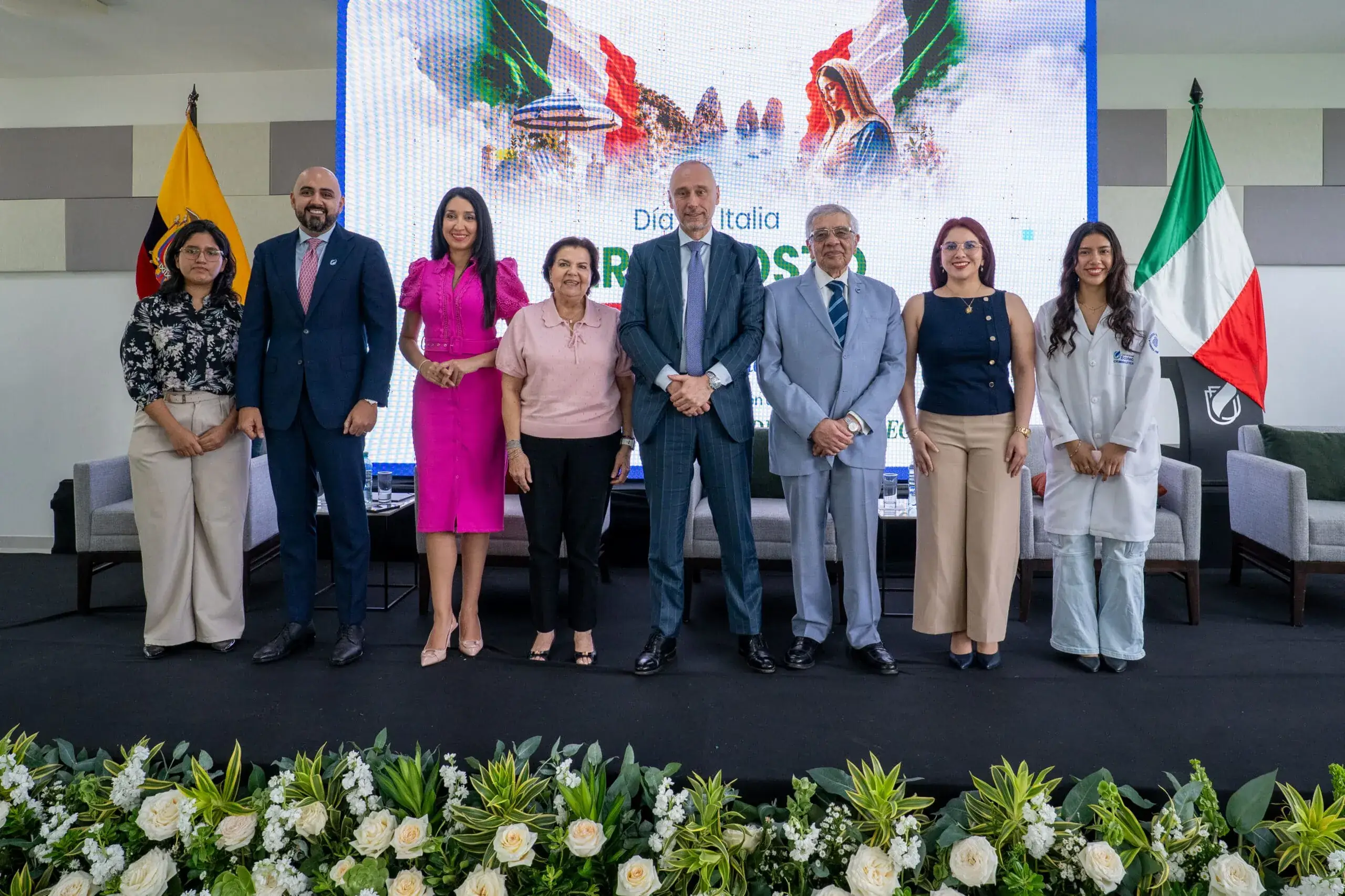 Ferragosto celebration with the Ambassador of Italy at Universidad ECOTEC