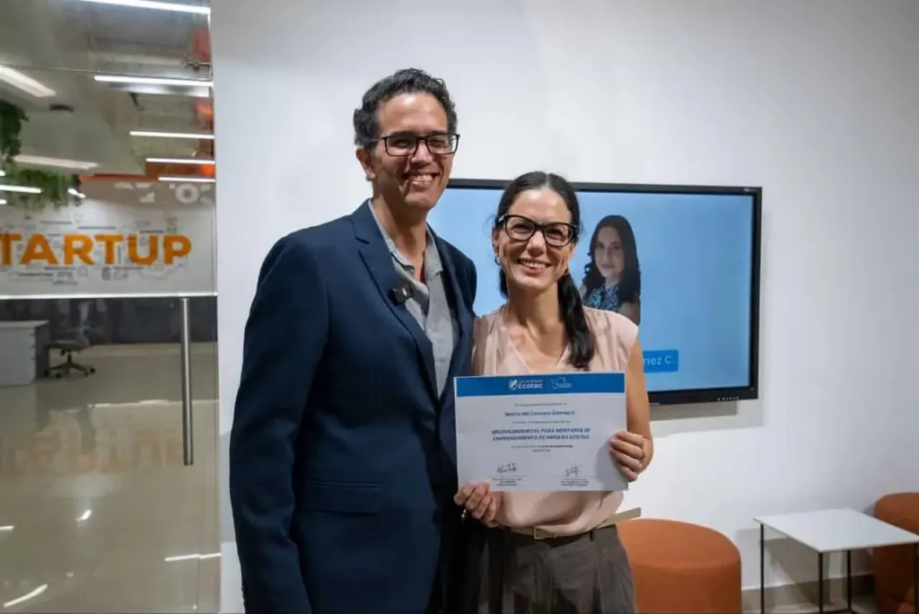 First-cohort mentors during the diploma ceremony at ECOTEC