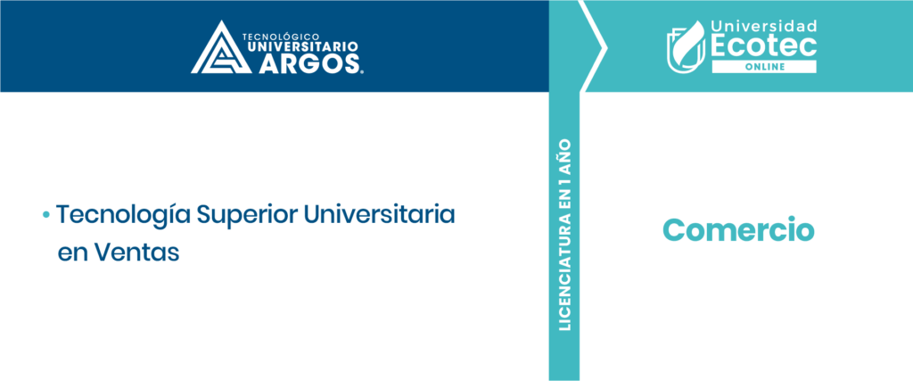 Comercio: licenciatura en 1 año para graduados de Tecnología Superior Universitaria del Tecnológico Argos