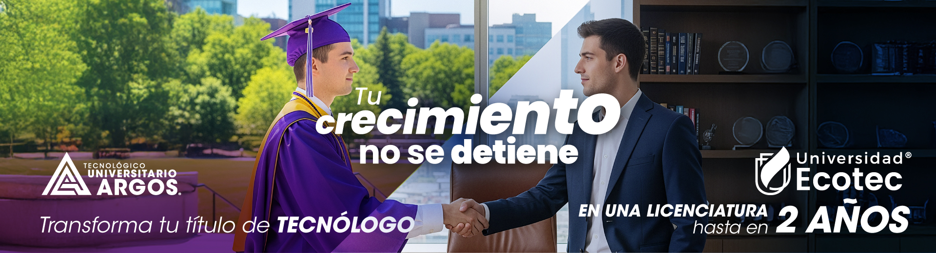 Graduados de Argos: transforma tu título de tecnólogo en una licenciatura de ECOTEC en hasta 2 años